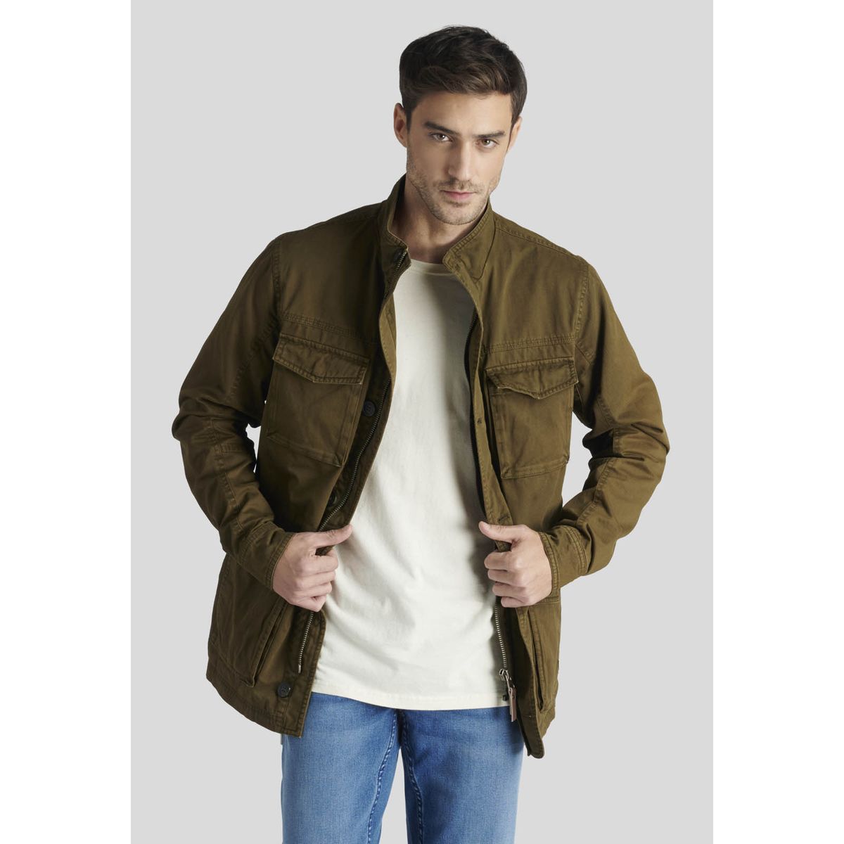 NEW MAN - Chaqueta Madrid Avant-Garde Verde New Man