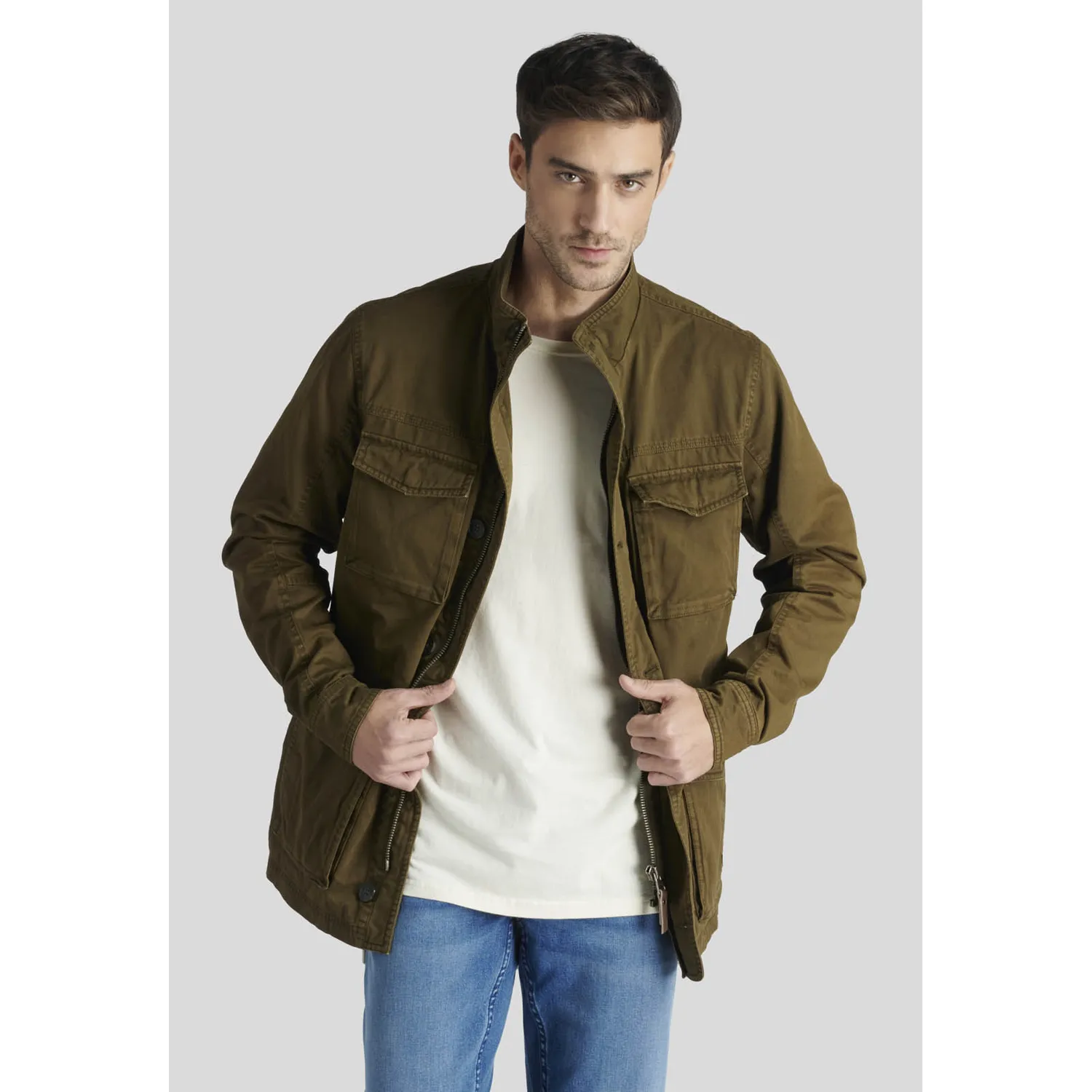 NEW MAN Chaqueta Madrid Avant-Garde Verde New Man