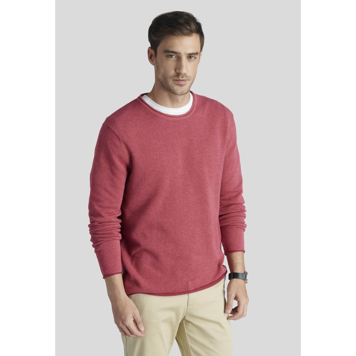 NEW MAN - Sweater Alicante Avant-Garde Rojo New Man