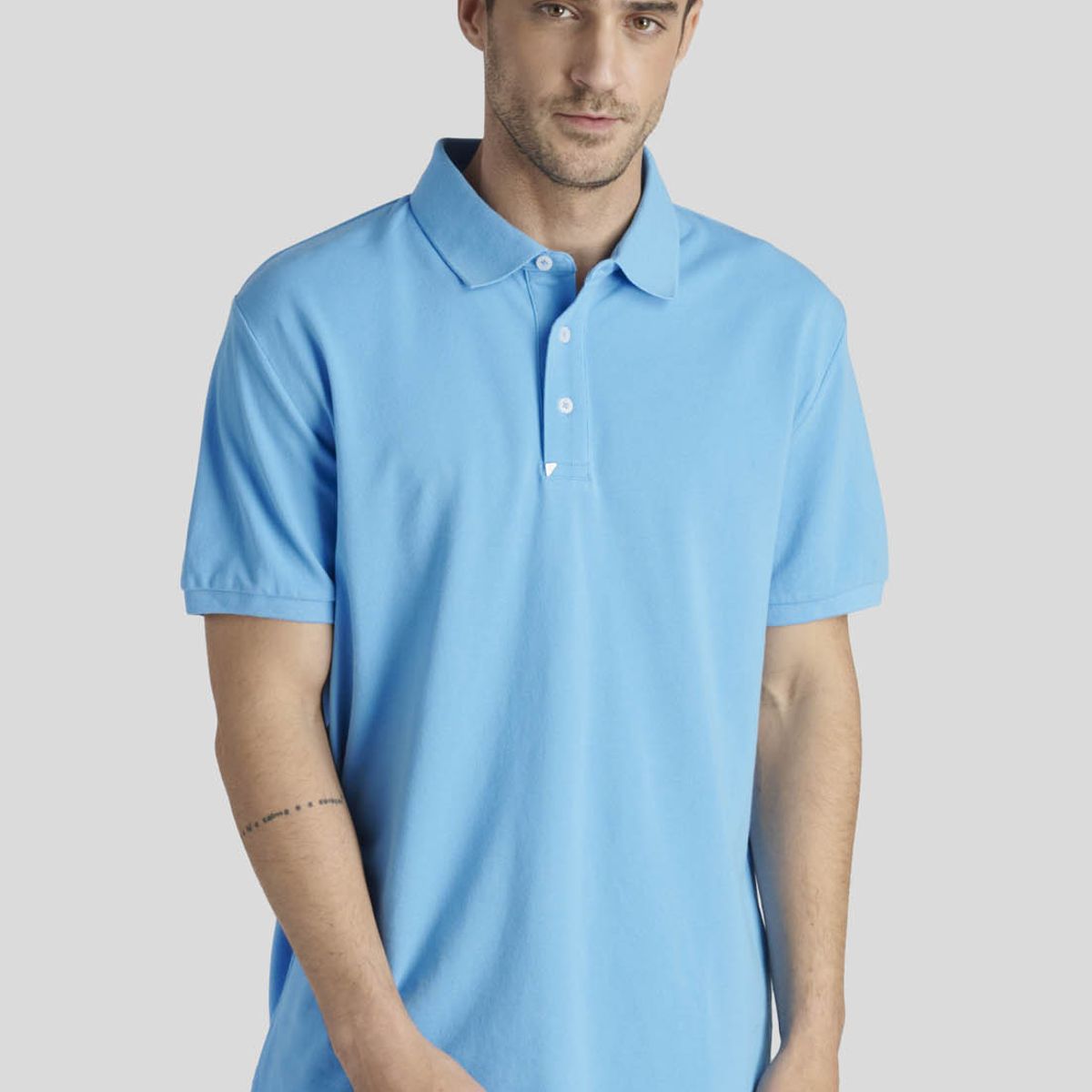 NEW MAN - Polo Nantes Heritage Celeste New Man