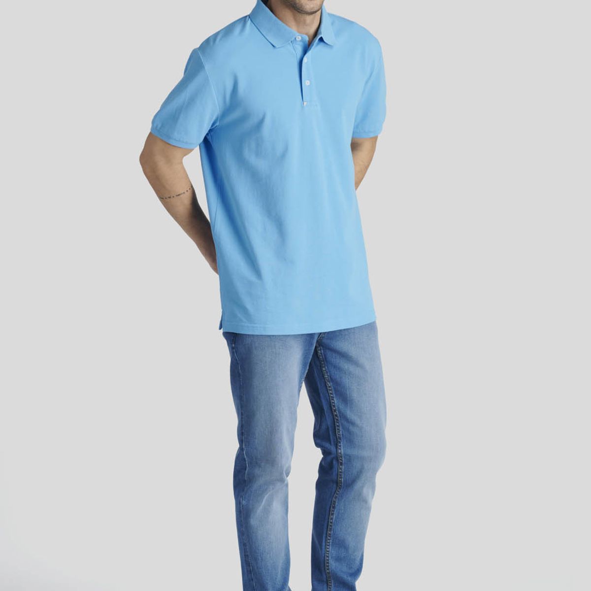 NEW MAN - Polo Nantes Heritage Celeste New Man