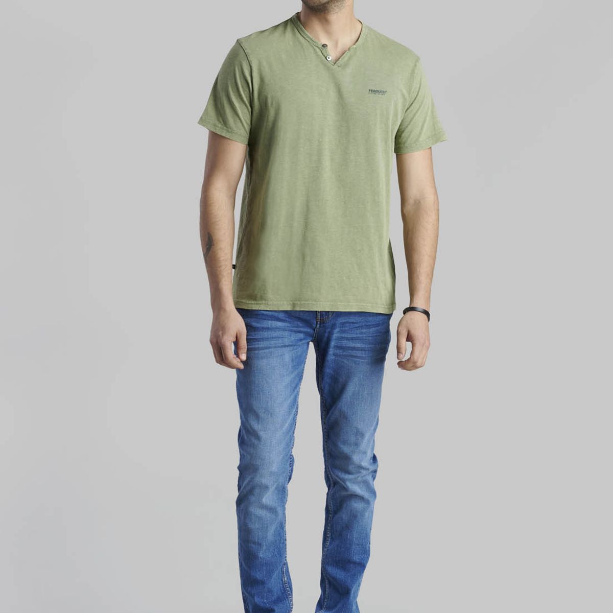 FEROUCH - Polera Oregon Verde Ferouch