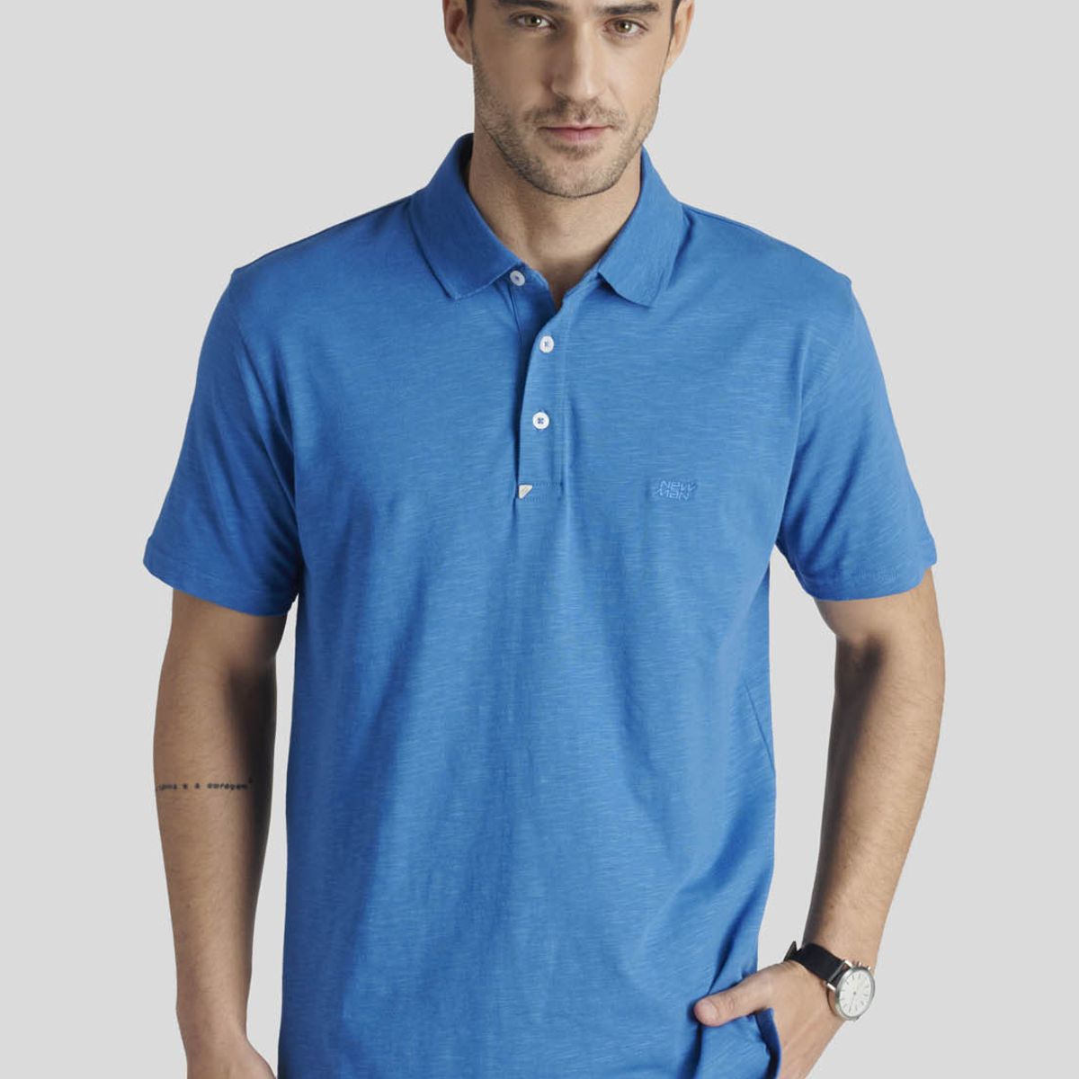 NEW MAN - Polo Ronda Heritage Azul New Man