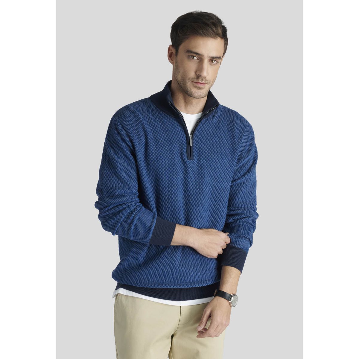 NEW MAN - Sweater Sevilla Heritage Azul New Man