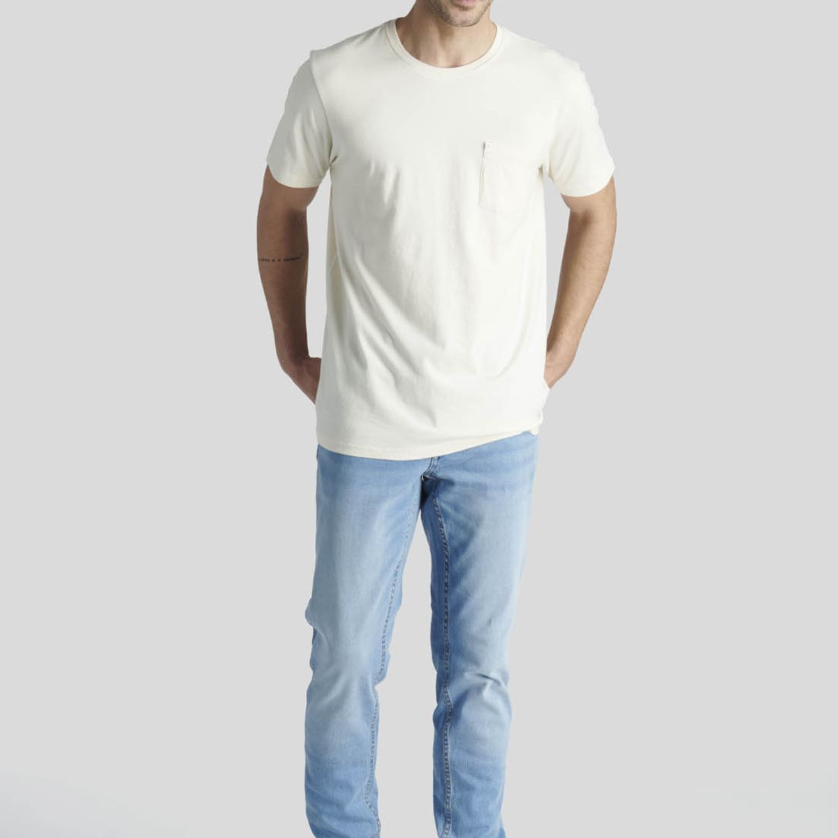 NEW MAN - Polera Lisboa Heritage Beige New Man