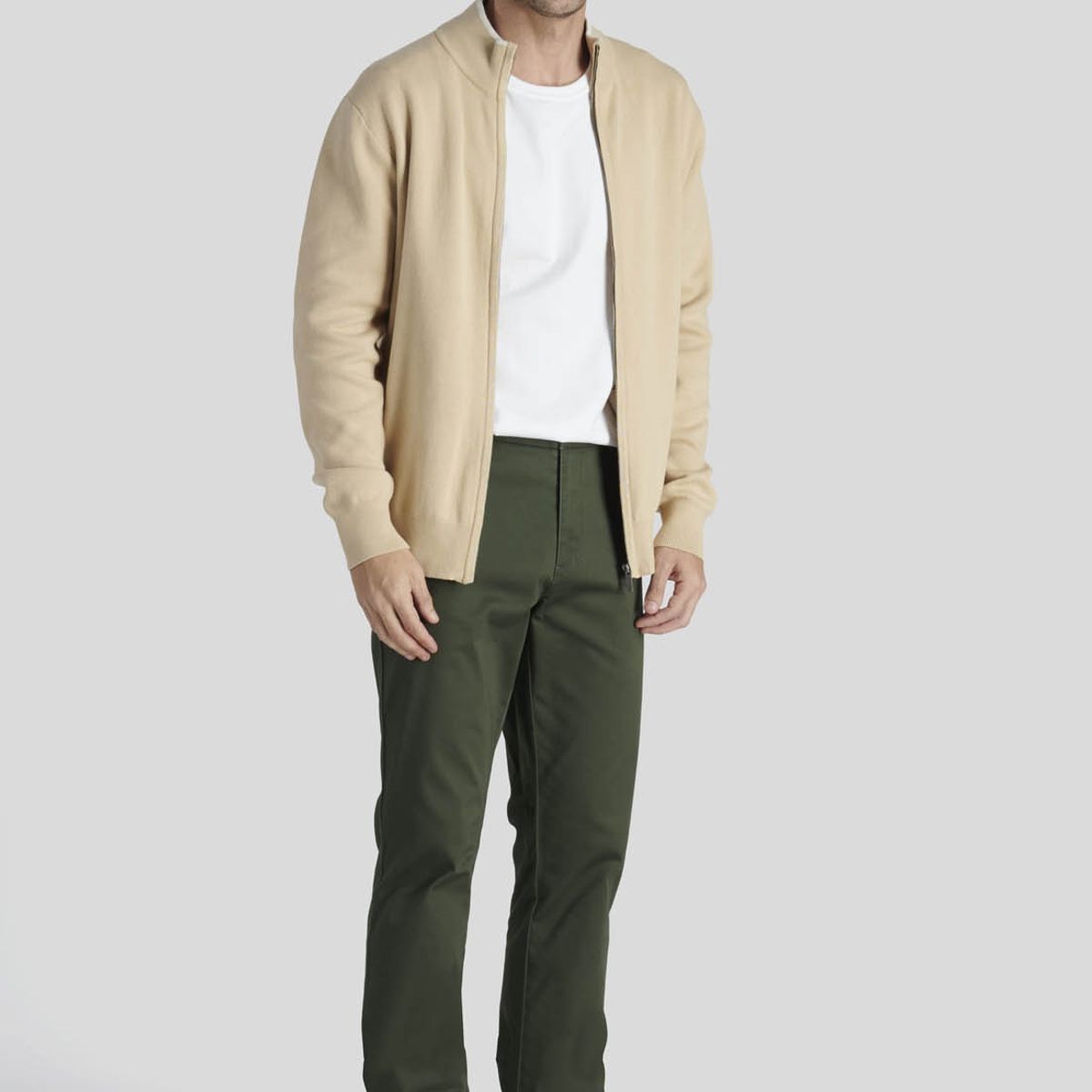 NEW MAN - Sweater Luarca Heritage Beige New Man