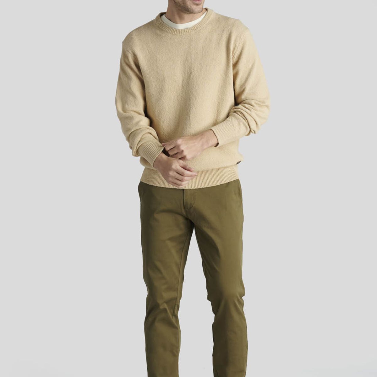 NEW MAN - Sweater Toledo Heritage Beige New Man