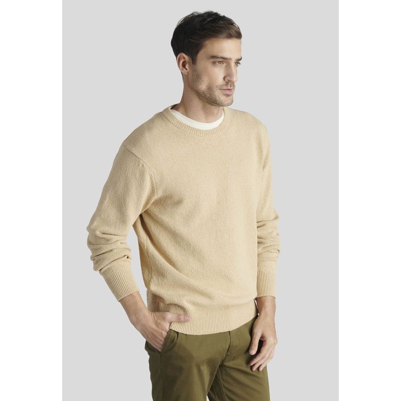 NEW MAN - Sweater Toledo Heritage Beige New Man