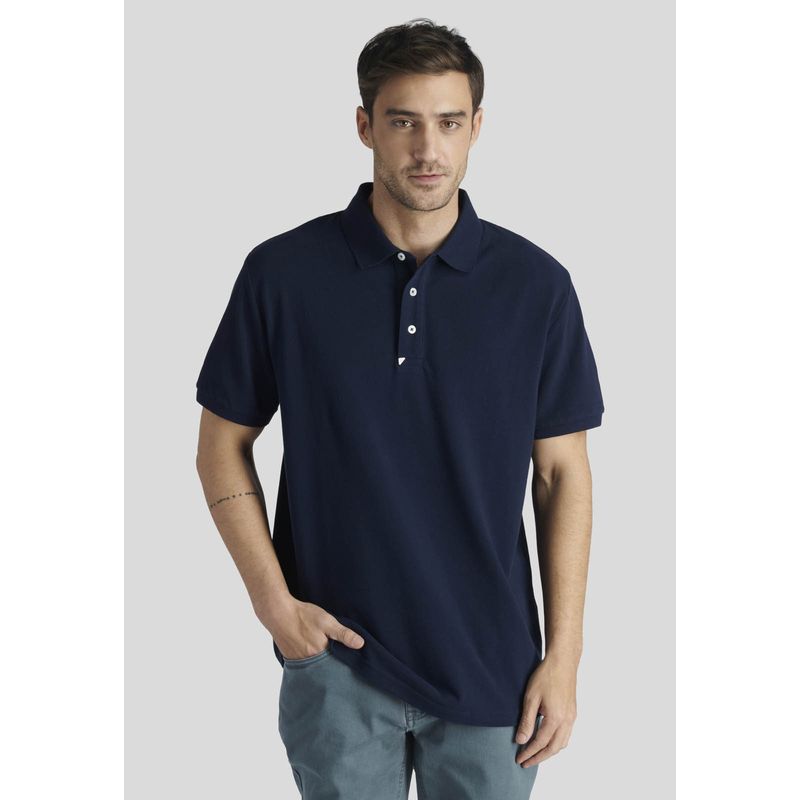 NEW MAN - Polo Nantes Heritage Azul New Man