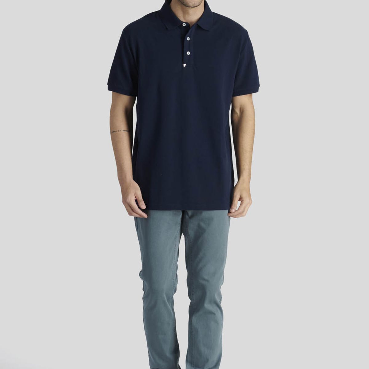 NEW MAN - Polo Nantes Heritage Azul New Man