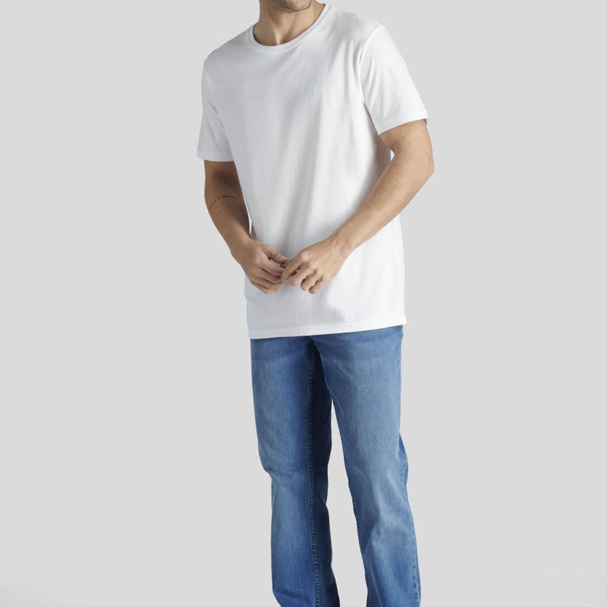 NEW MAN - Polera Nantes Heritage Blanco New Man