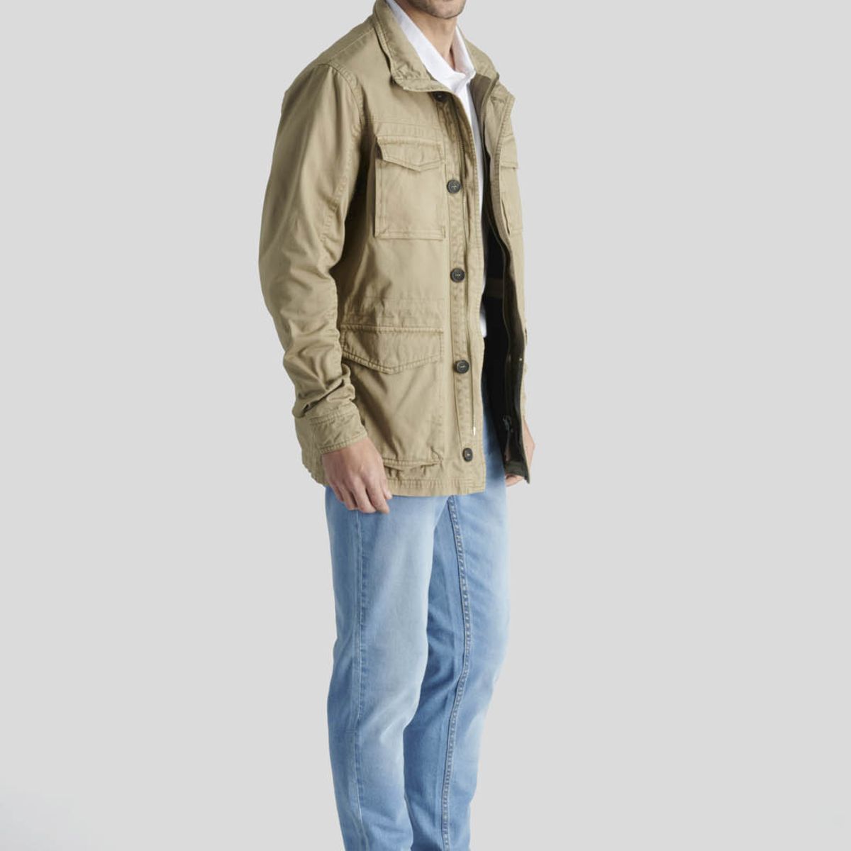 NEW MAN - Chaqueta Madrid Avant-Garde Beige New Man