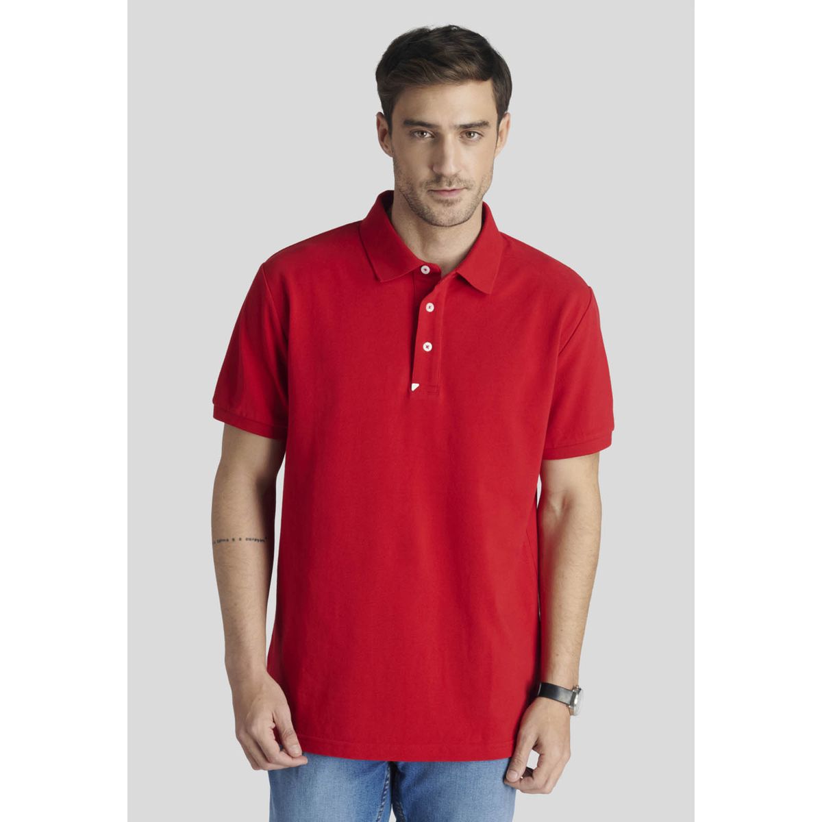 NEW MAN - Polo Nantes Heritage Rojo New Man