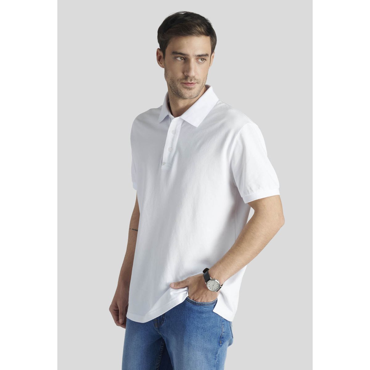 NEW MAN - Polo Nantes Heritage Blanco New Man
