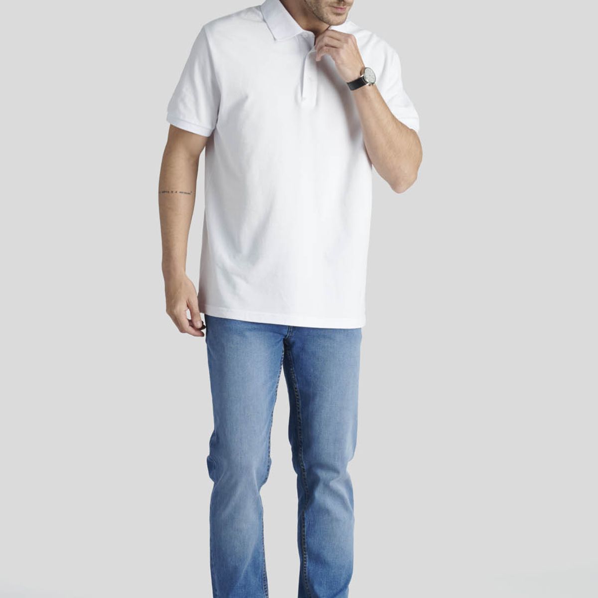 NEW MAN - Polo Nantes Heritage Blanco New Man