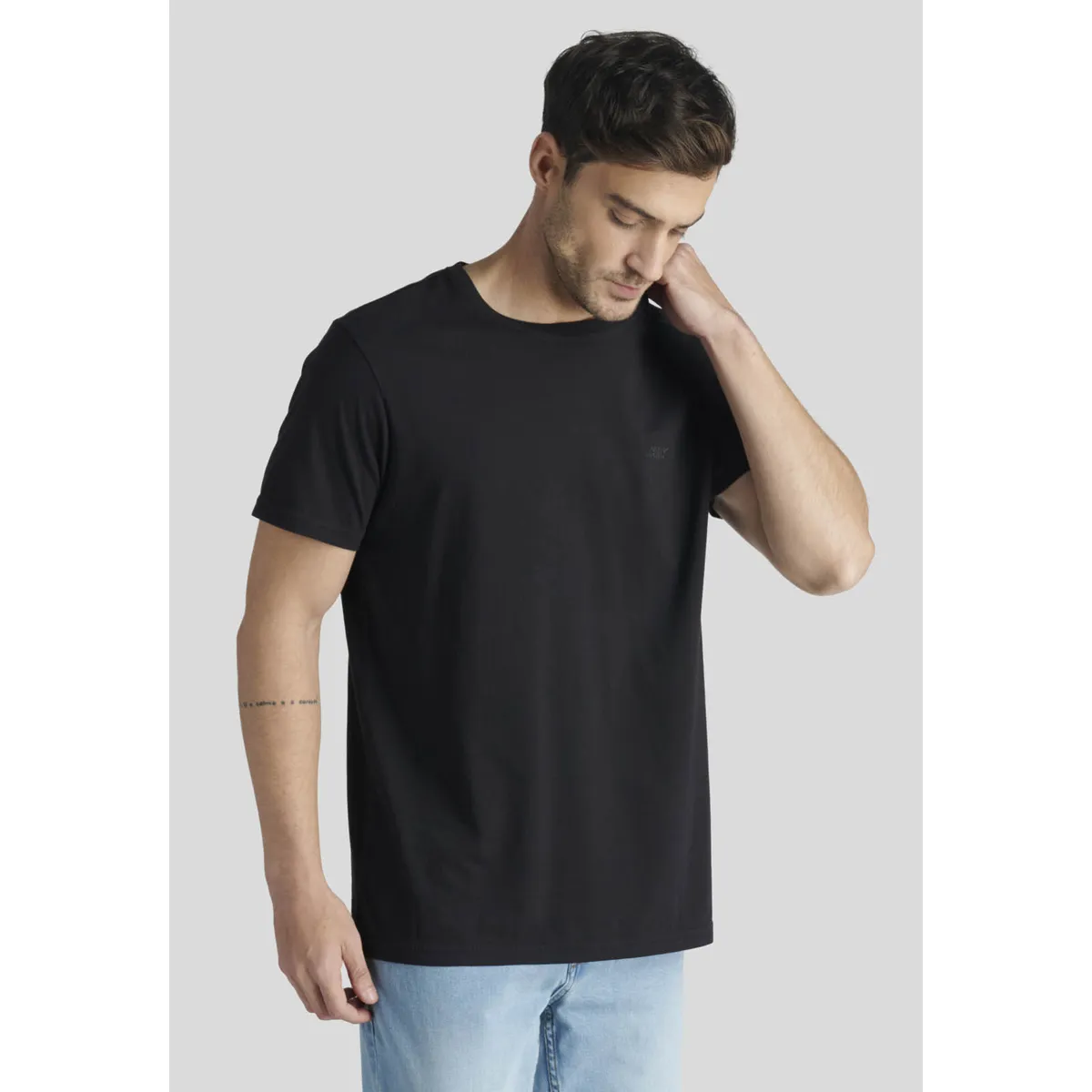 NEW MAN - Polera Nantes Heritage Negro New Man