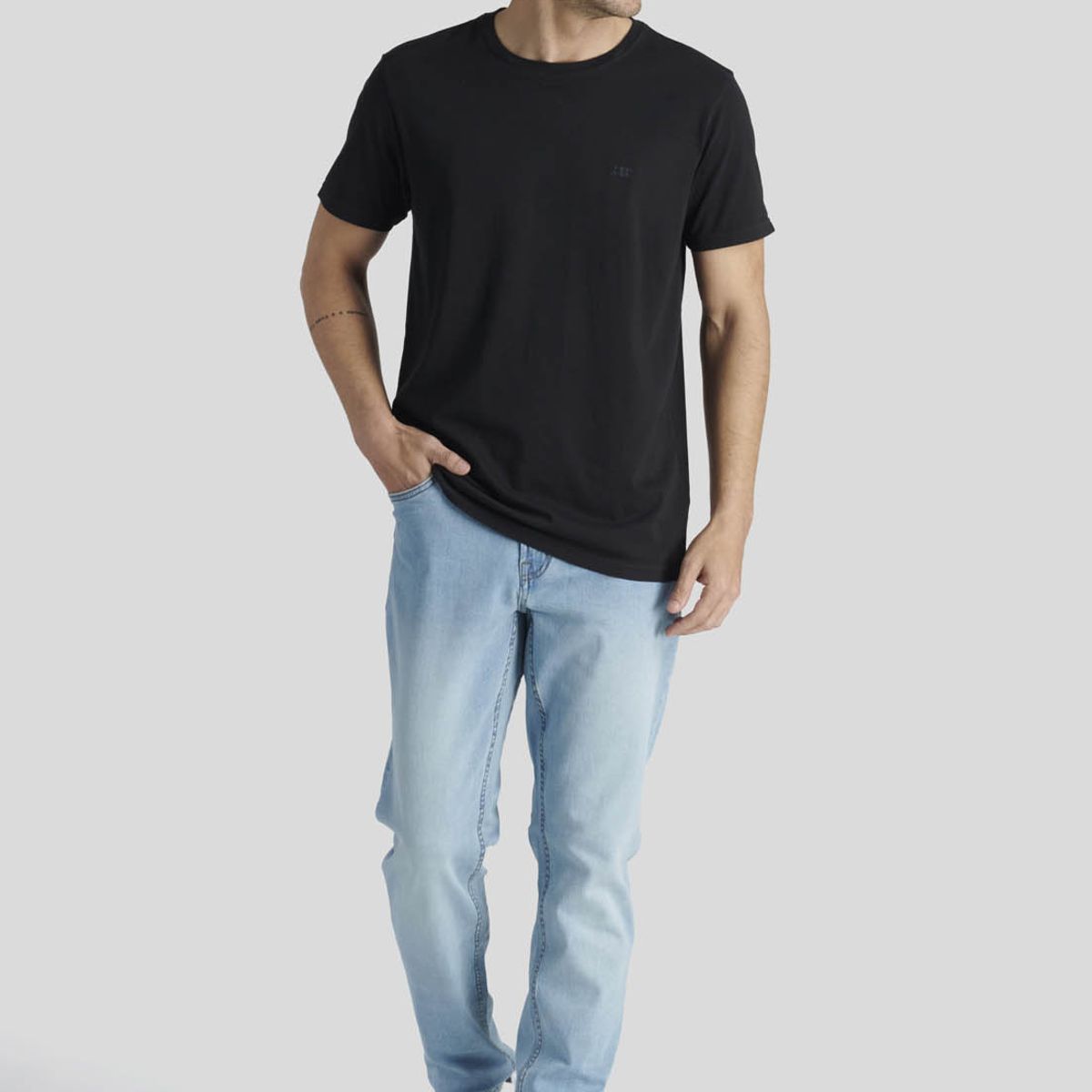 NEW MAN - Polera Nantes Heritage Negro New Man