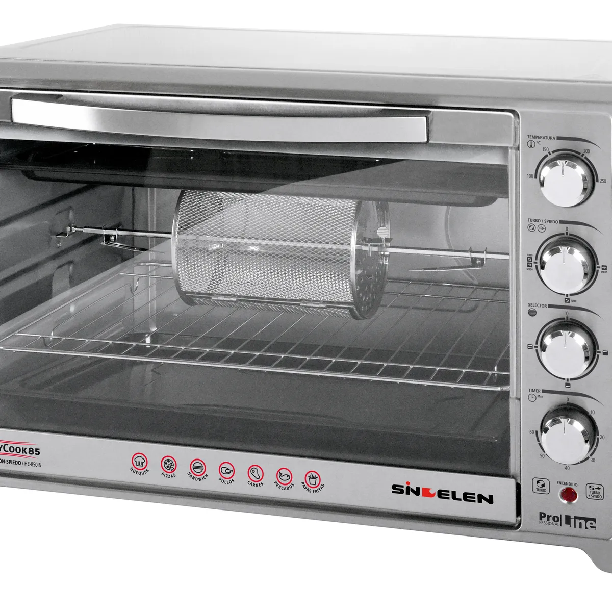 SINDELEN - Horno Electrico Sindelen He-850in 85lts 2000w