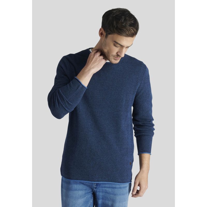 NEW MAN - Sweater Alicante Avant-Garde Azul New Man