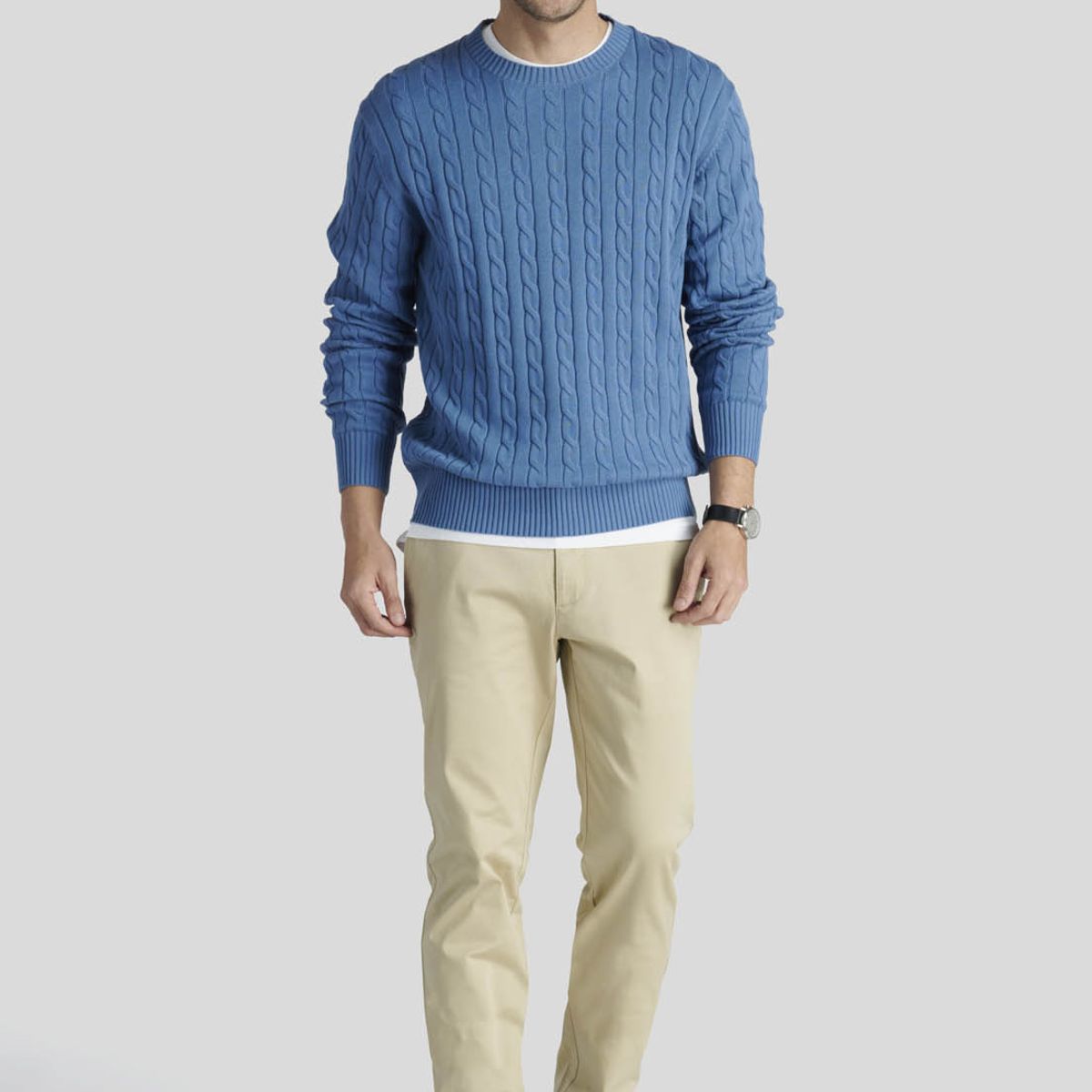 NEW MAN - Sweater Cambrils Heritage Gris New Man