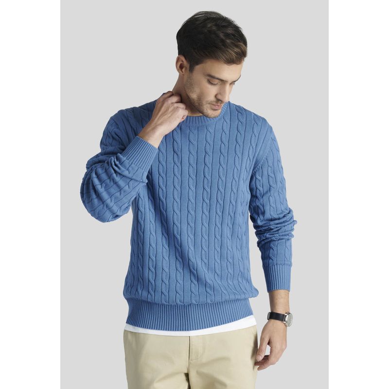 NEW MAN - Sweater Cambrils Heritage Gris New Man