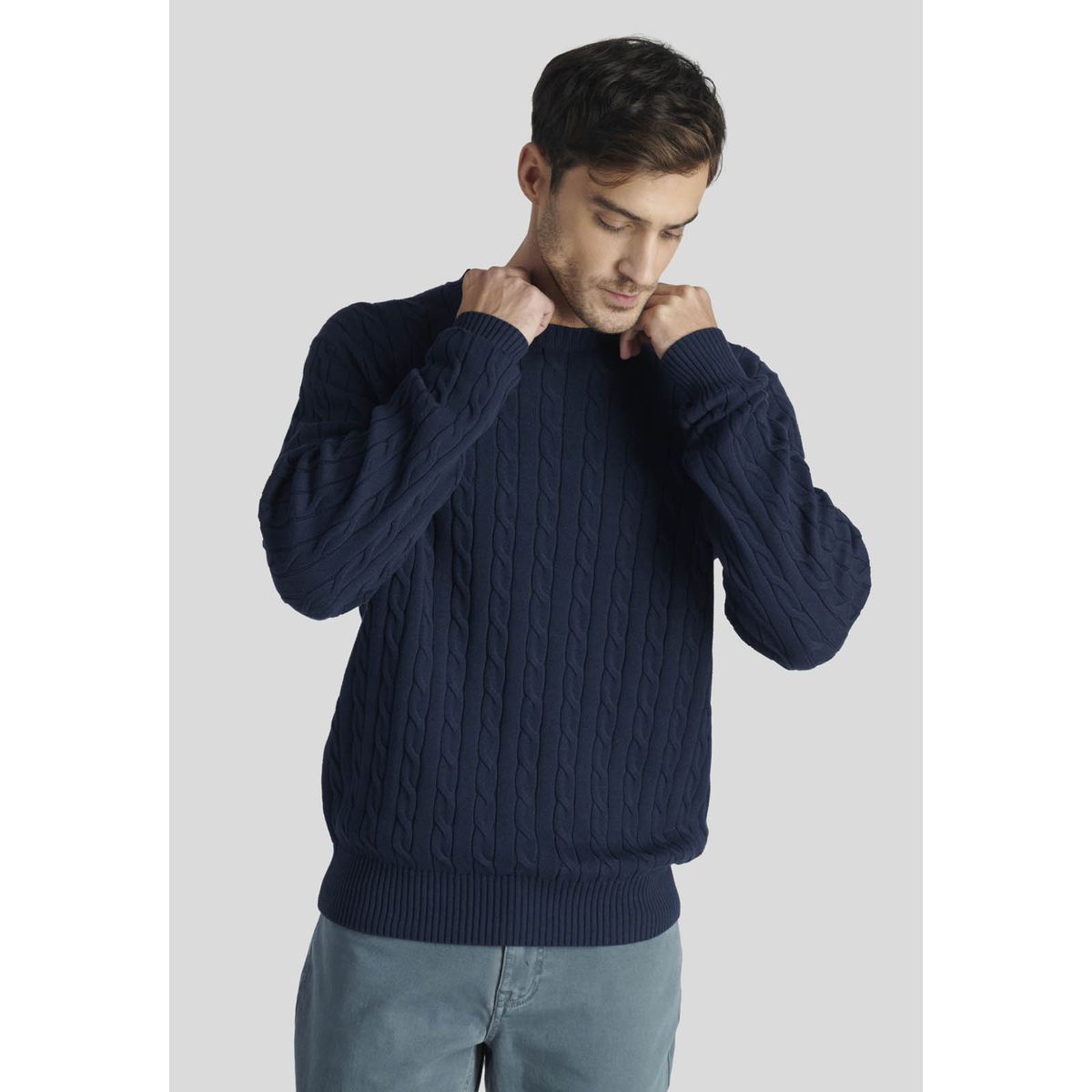NEW MAN - Sweater Cambrils Heritage Azul New Man
