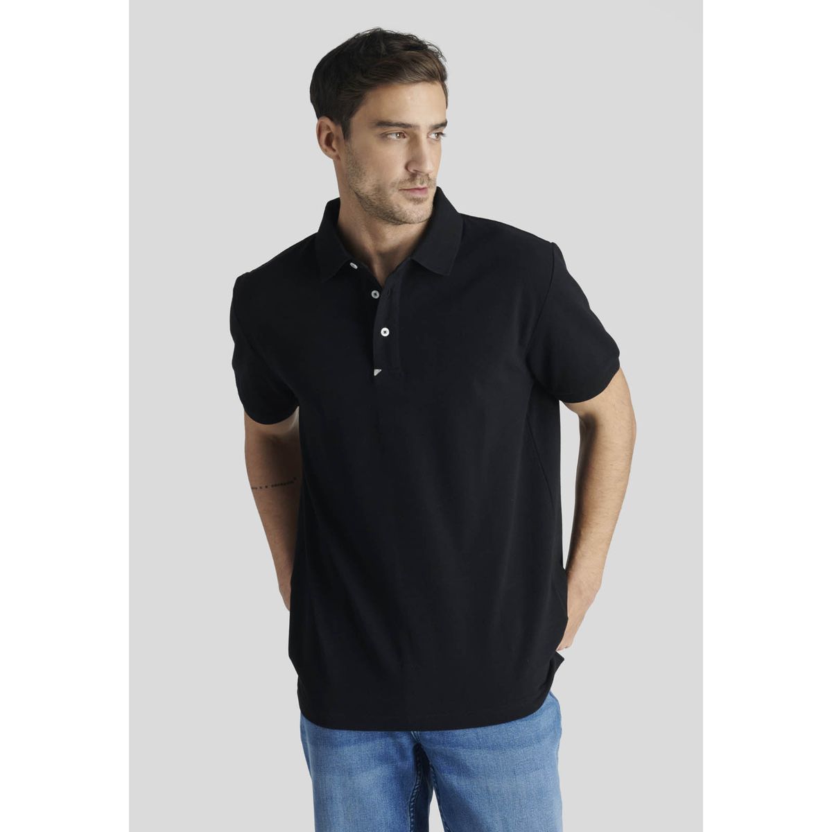 NEW MAN - Polo Nantes Heritage Negro New Man