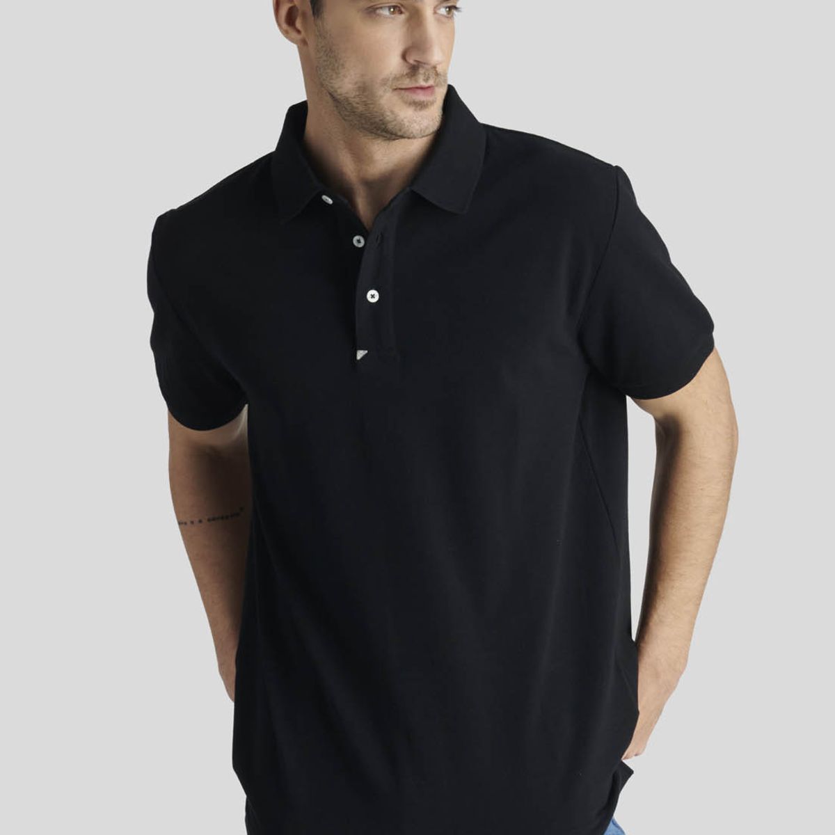NEW MAN - Polo Nantes Heritage Negro New Man