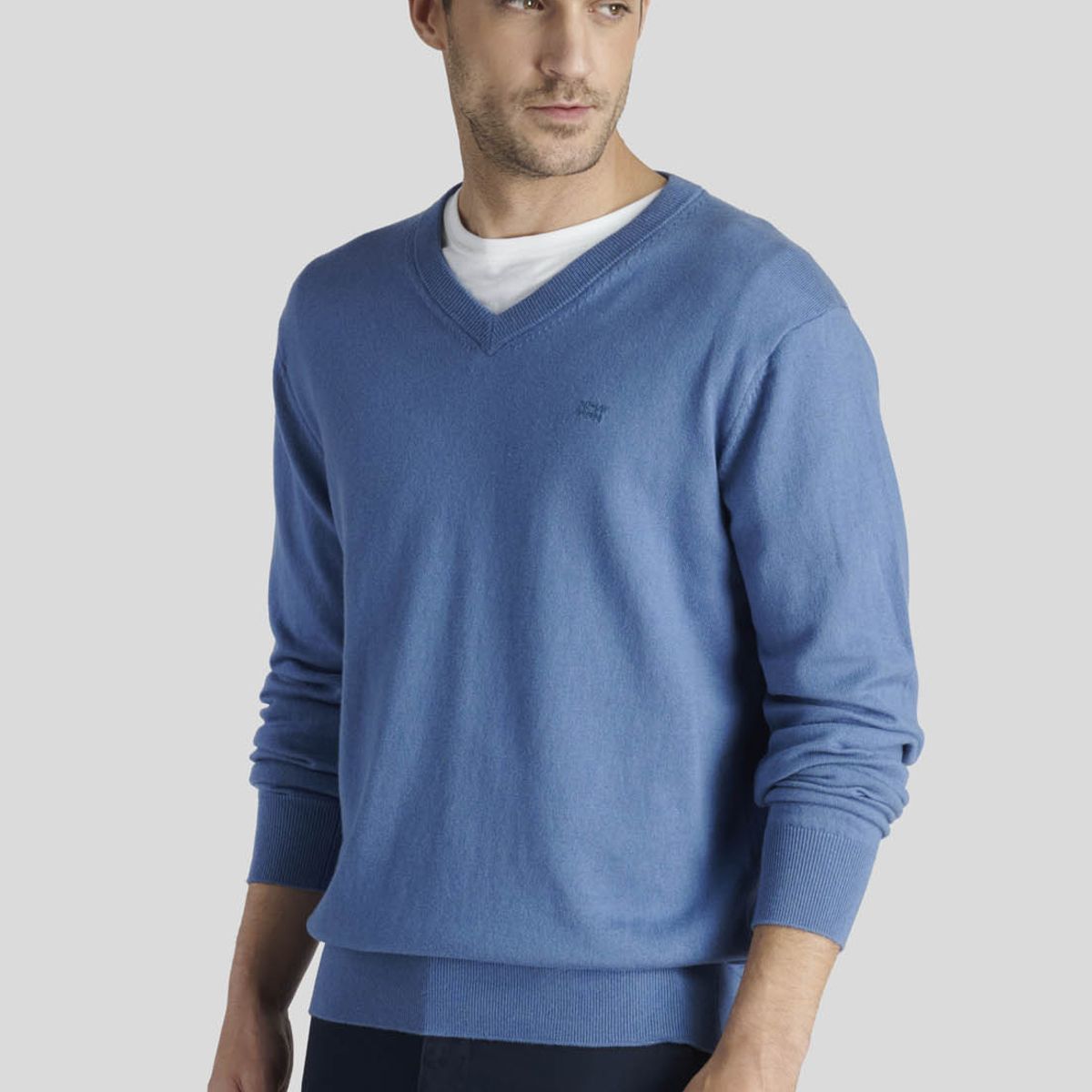 NEW MAN - Sweater Nantes Heritage Gris New Man