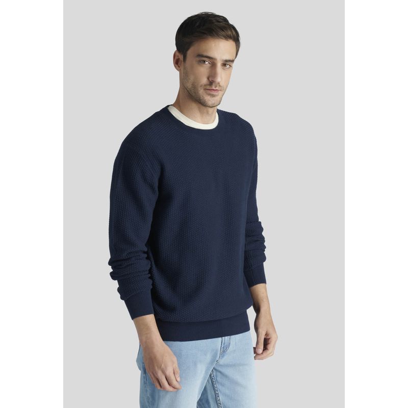NEW MAN - Sweater Pamplona Heritage Azul New Man