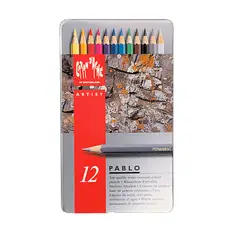 GENERICO - Lápices de Colores Pablo Caran d'Ache (12 Colores)