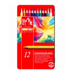 GENERICO - Lápices Acuarelables Caran d'Ache Supracolor (12 colores)