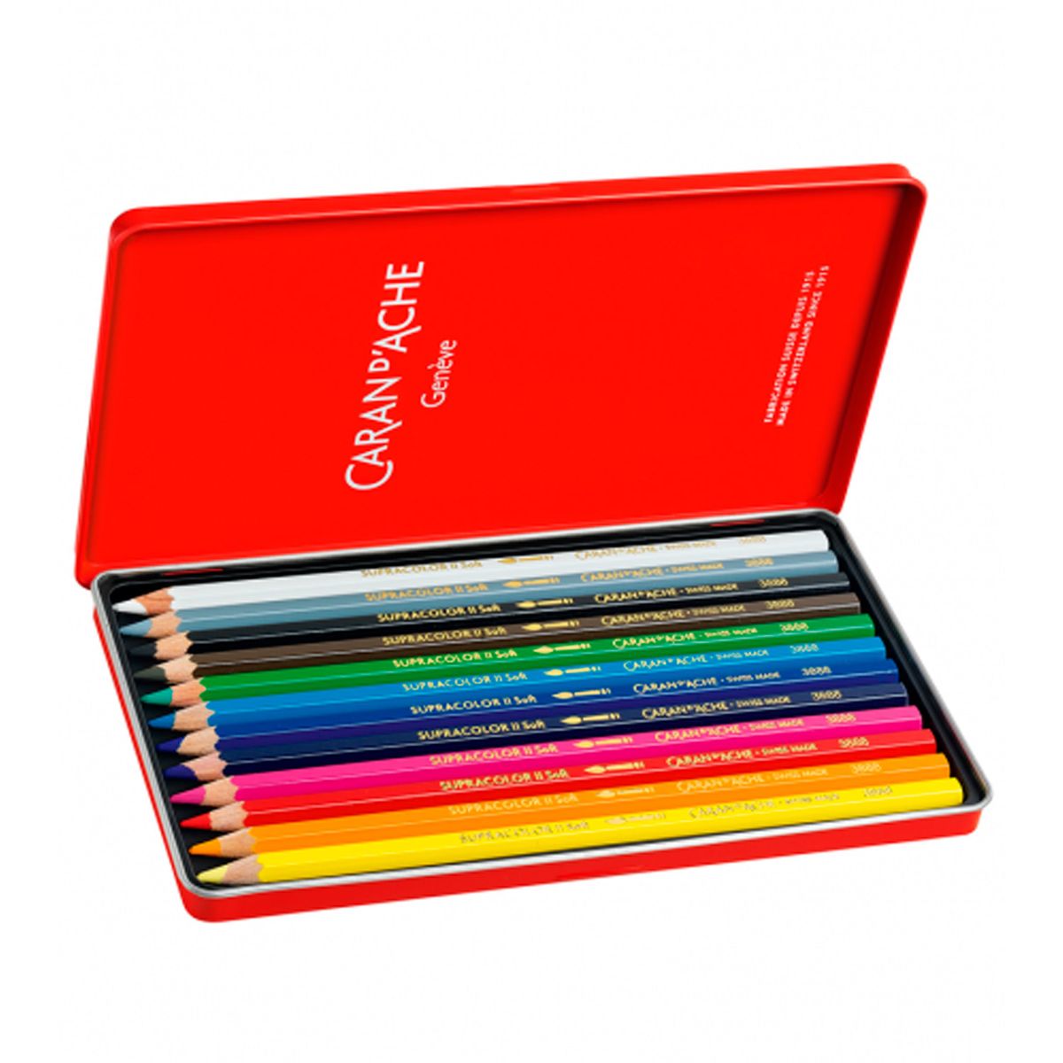 GENERICO - Lápices Acuarelables Caran d'Ache Supracolor (12 colores)