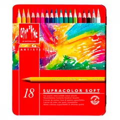 GENERICO - Lápices Acuarelables Caran d'Ache Supracolor (18 colores)