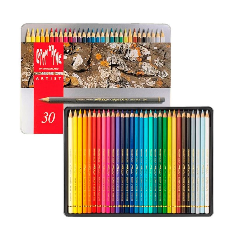 GENERICO - Lápices de Colores Pablo Caran d'Ache (30 Colores)