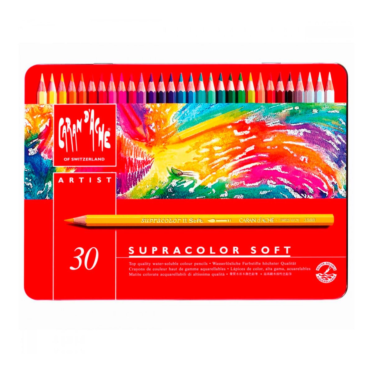 GENERICO - Lápices Acuarelables Caran d'Ache Supracolor (30 colores)