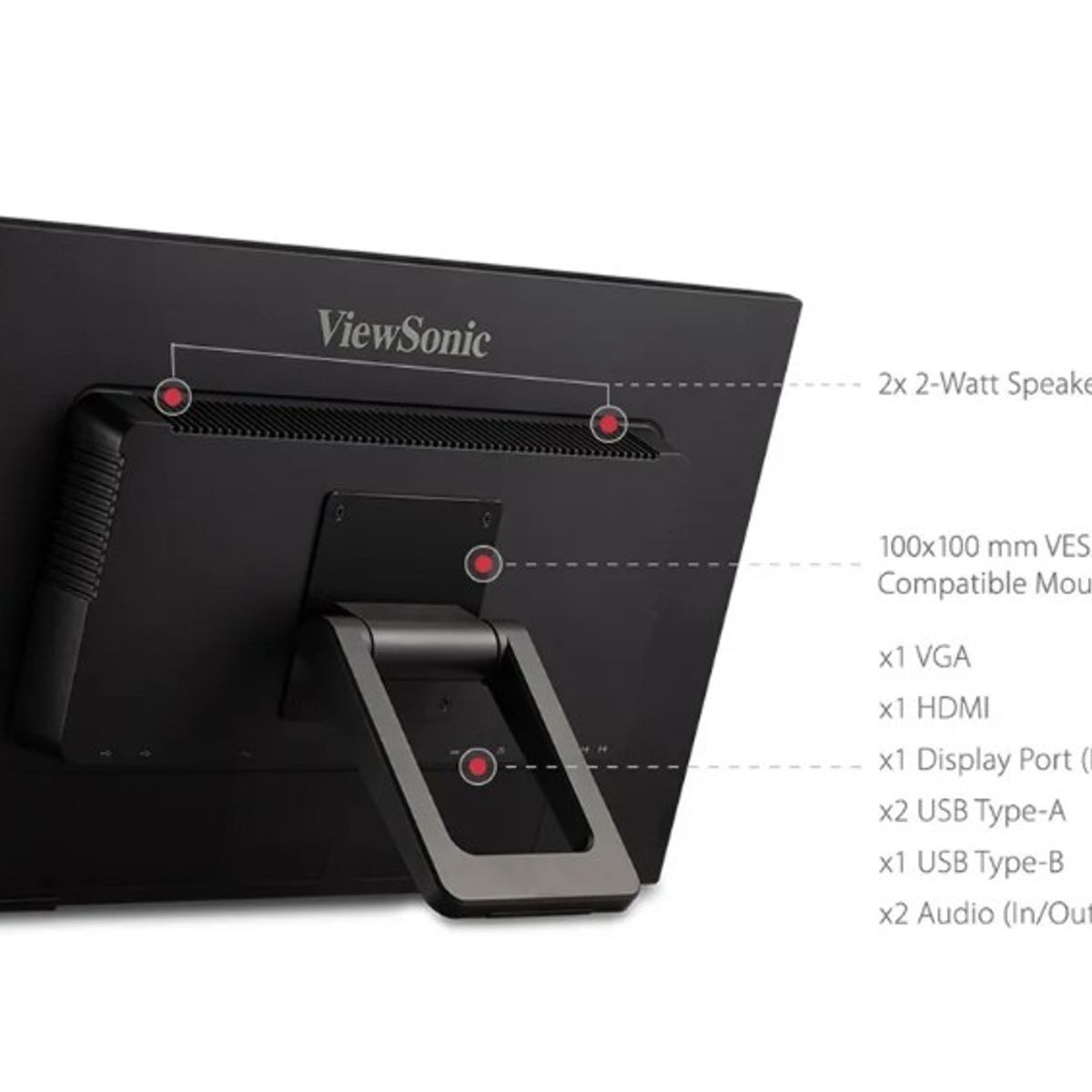 VIEWSONIC - Monitor Touch Viewsonic TD2423-D