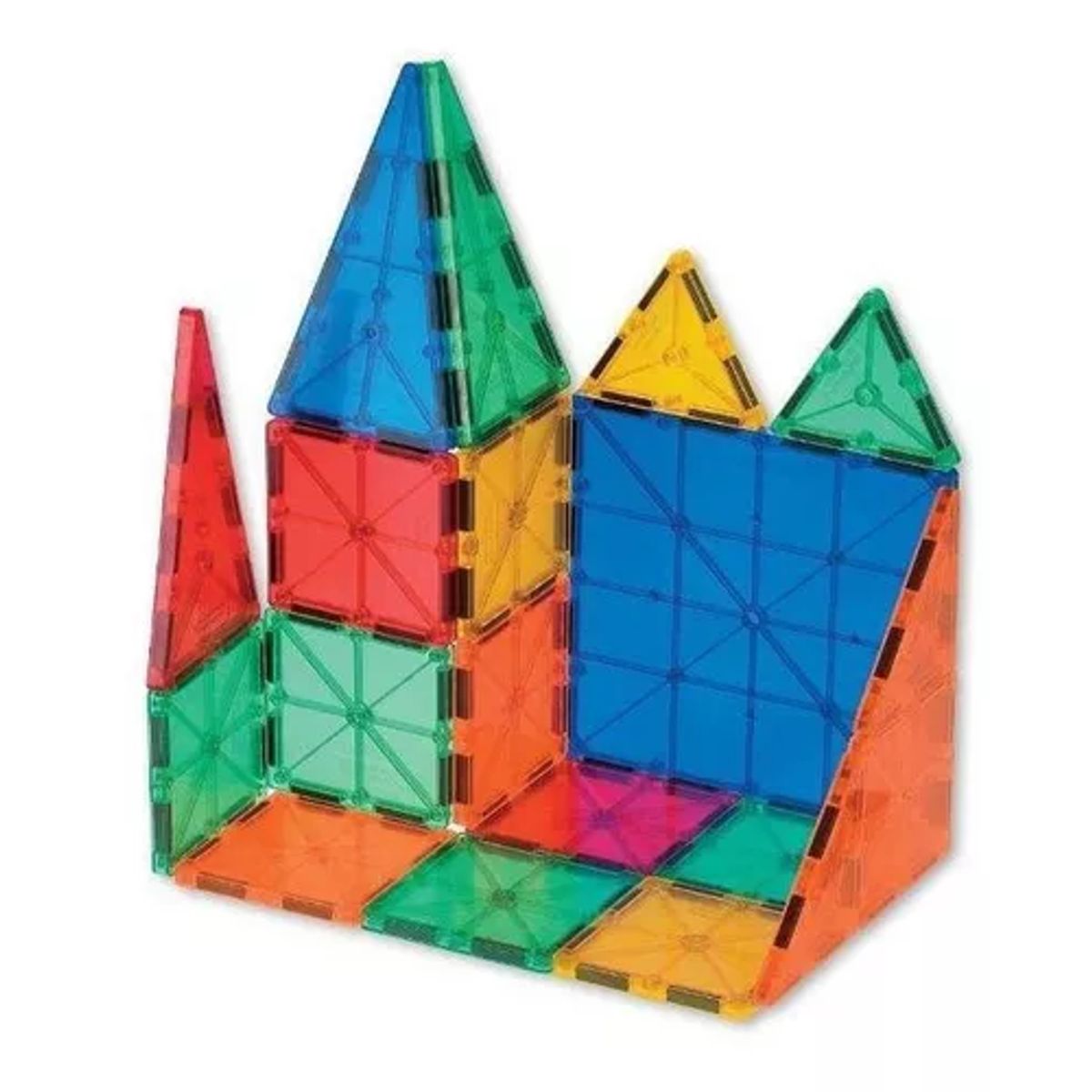 GENERICO - Juguete didáctico bloques magnéticos Magnetiblock 100 piezas