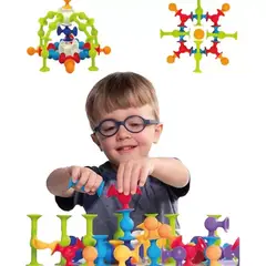 GENERICO - 33 pcs juego bloques de construcción de silicona multicolor
