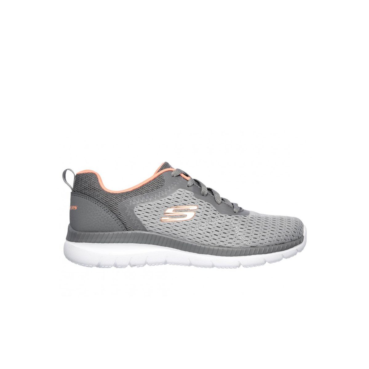 SKECHERS - Zapatillas Mujer Bontiful SP Gris CL Skechers