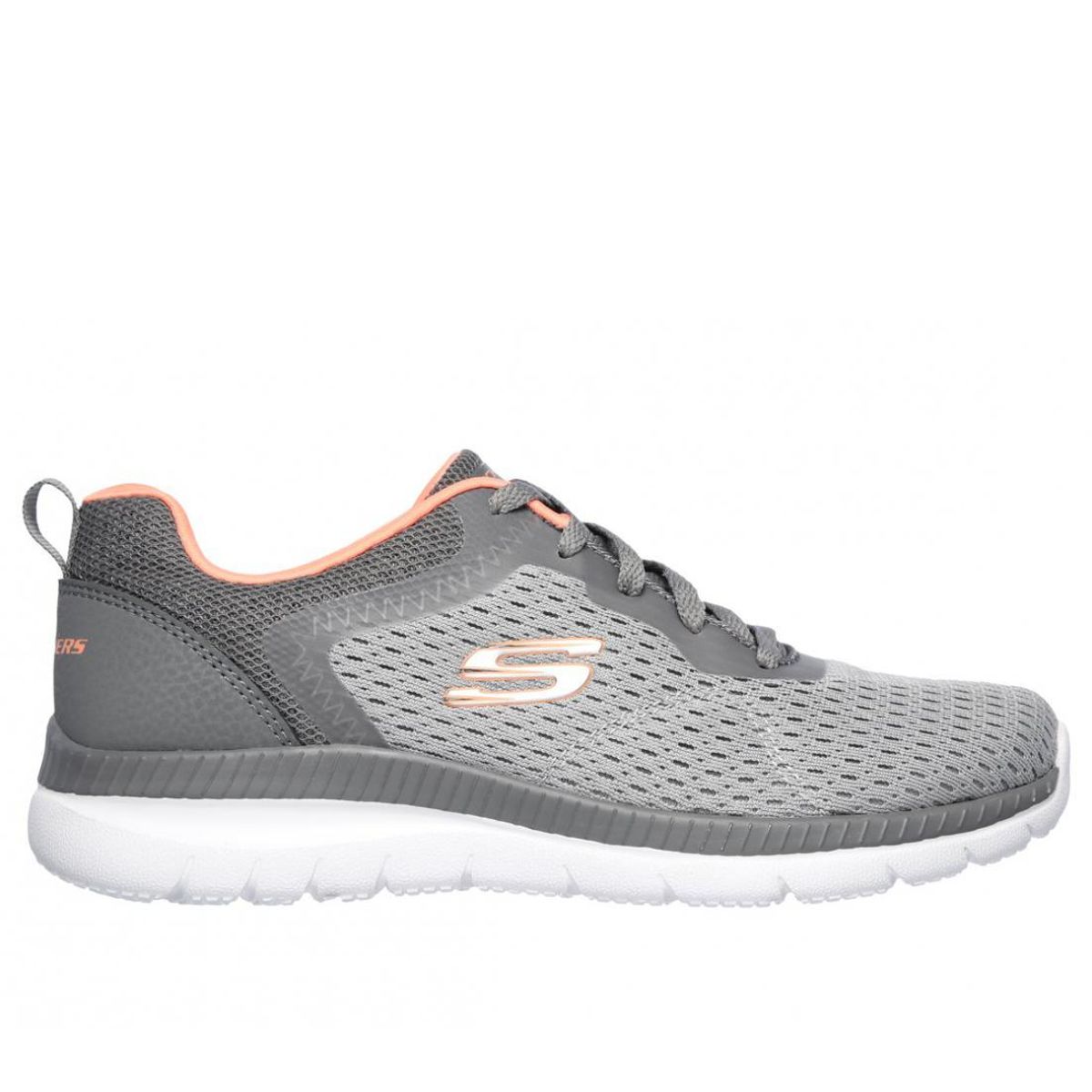 SKECHERS - Zapatillas Mujer Bontiful SP Gris CL Skechers