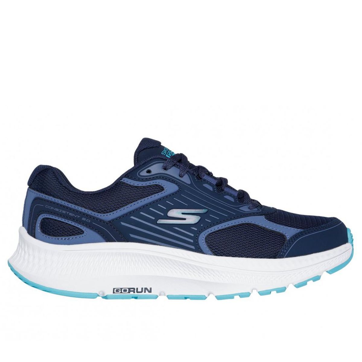 SKECHERS - Zapatillas Mujer GoRun Consistent 20 Advan Navy BL Skechers