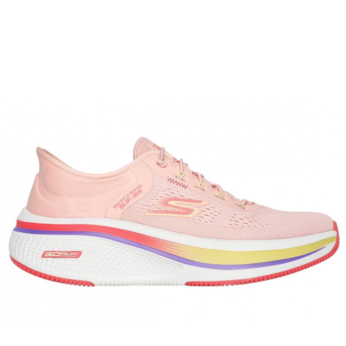 SKECHERS - Zapatillas Mujer SlipIns GoRunElevate20Banyan Peach Skechers