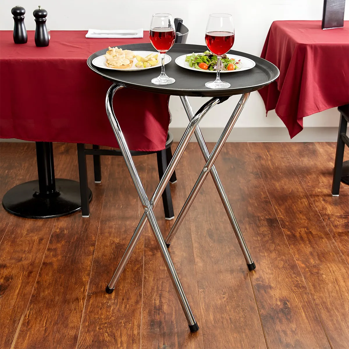 Atril Soporte Plegable Metálico Para Bandejas De Servicio, marca COOK IN - Foto 2