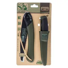BAHCO - Pack De Cuchillo + Sierra Poda Plegable LAPKNIFE Suizo