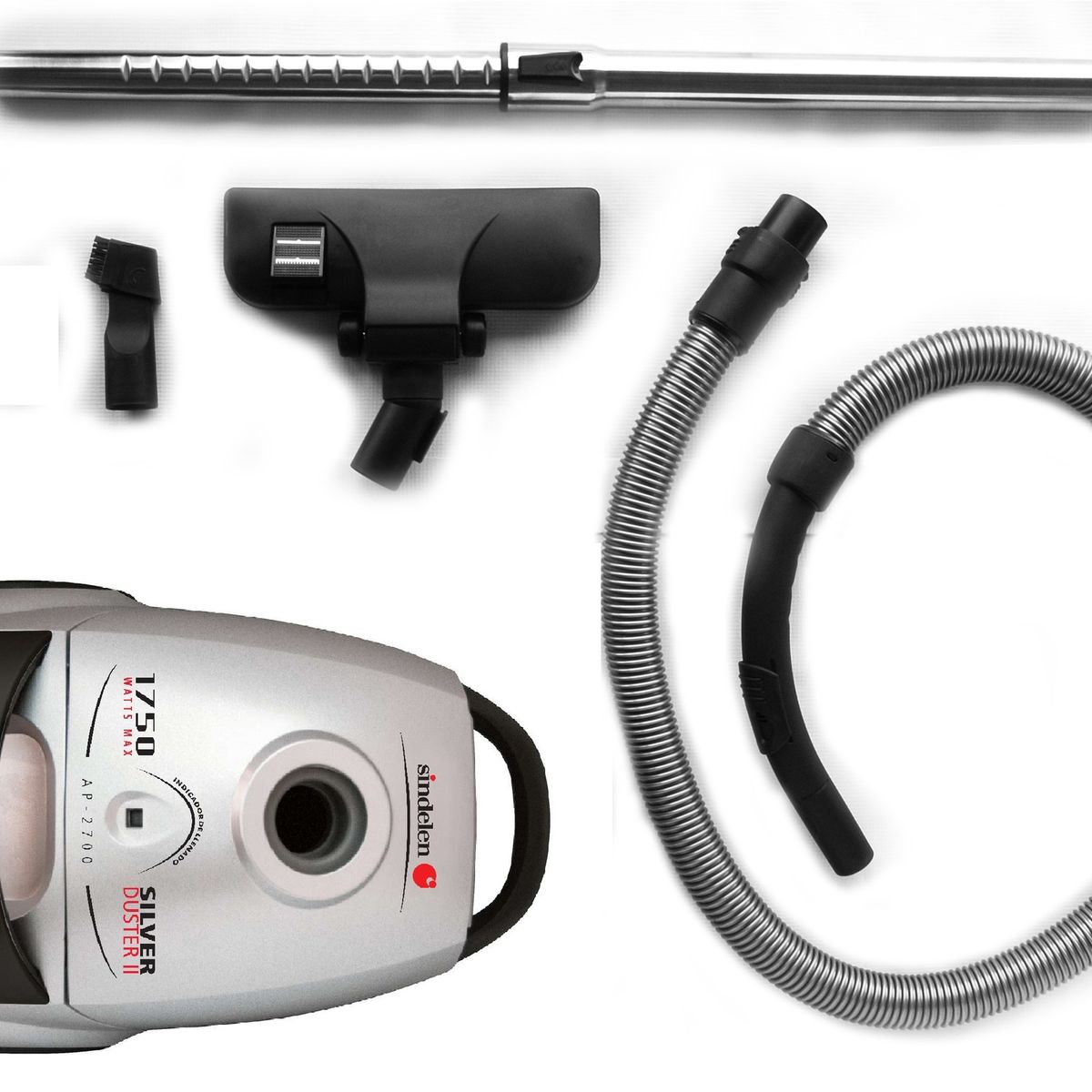 SINDELEN - Aspiradora de Arrastre Silver Duster II 3,5 Litros AP-2700SI