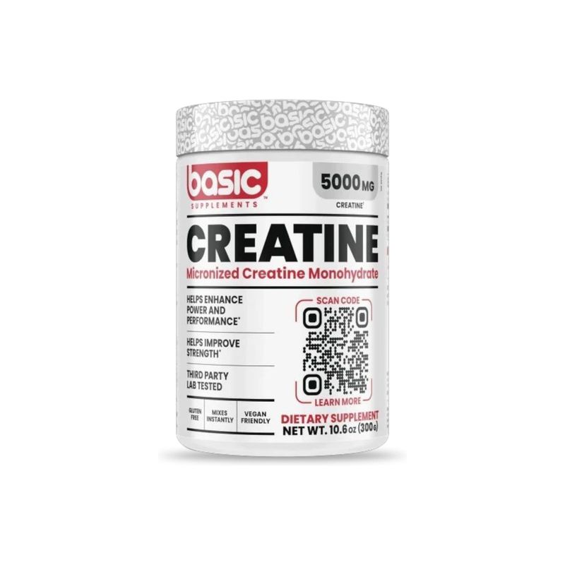 GENERICO - CREATINA MONOHIDRATADA 300 GR 60 SV - BASIC