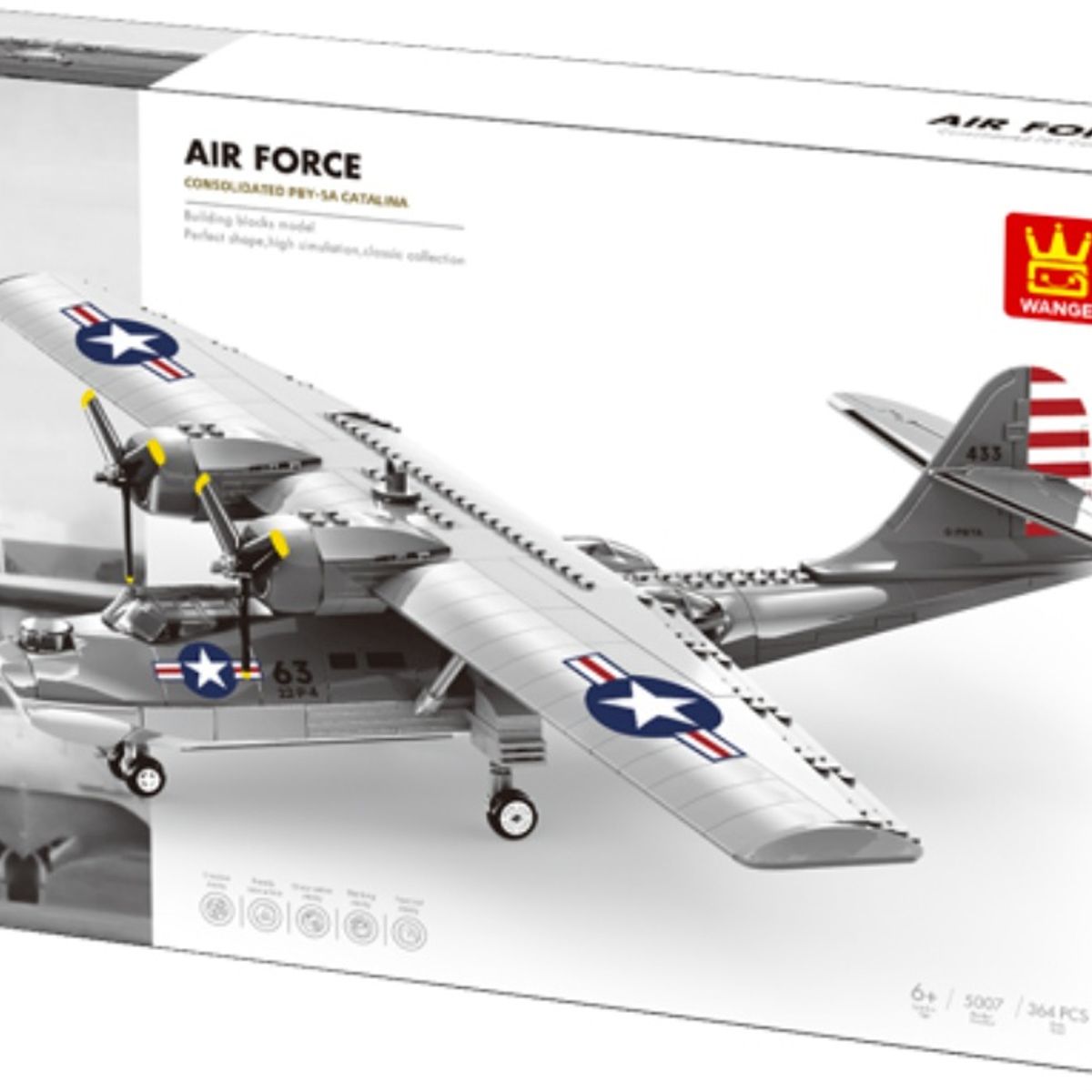 GENERICO - Hidro Avión PBY-5A Catalina compatible Lego
