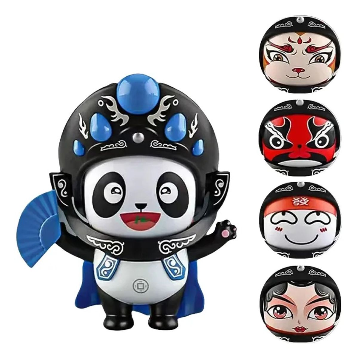 GENERICO - Muñeca Panda Cambia Cara Decoración Opera China