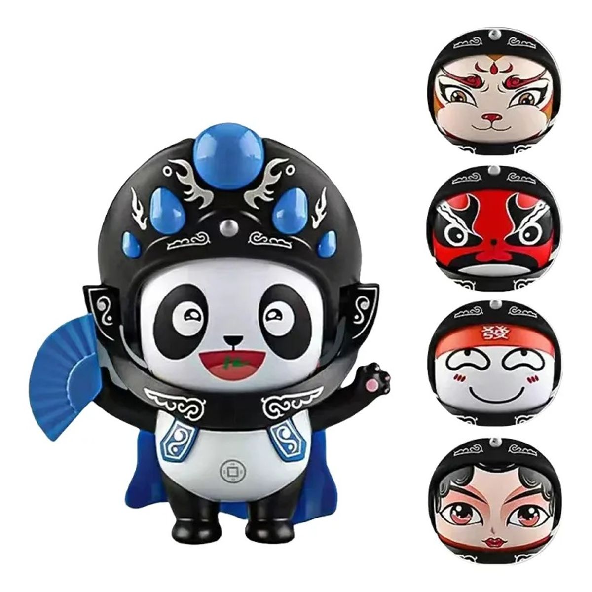 GENERICO - Muñeca Panda Cambia Cara Decoración Opera China